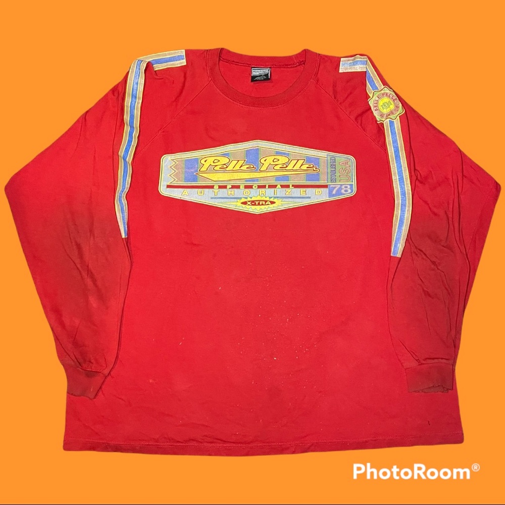 Vintage 90’s Pelle Pelle Thrashed Shirt Men’s Xxl